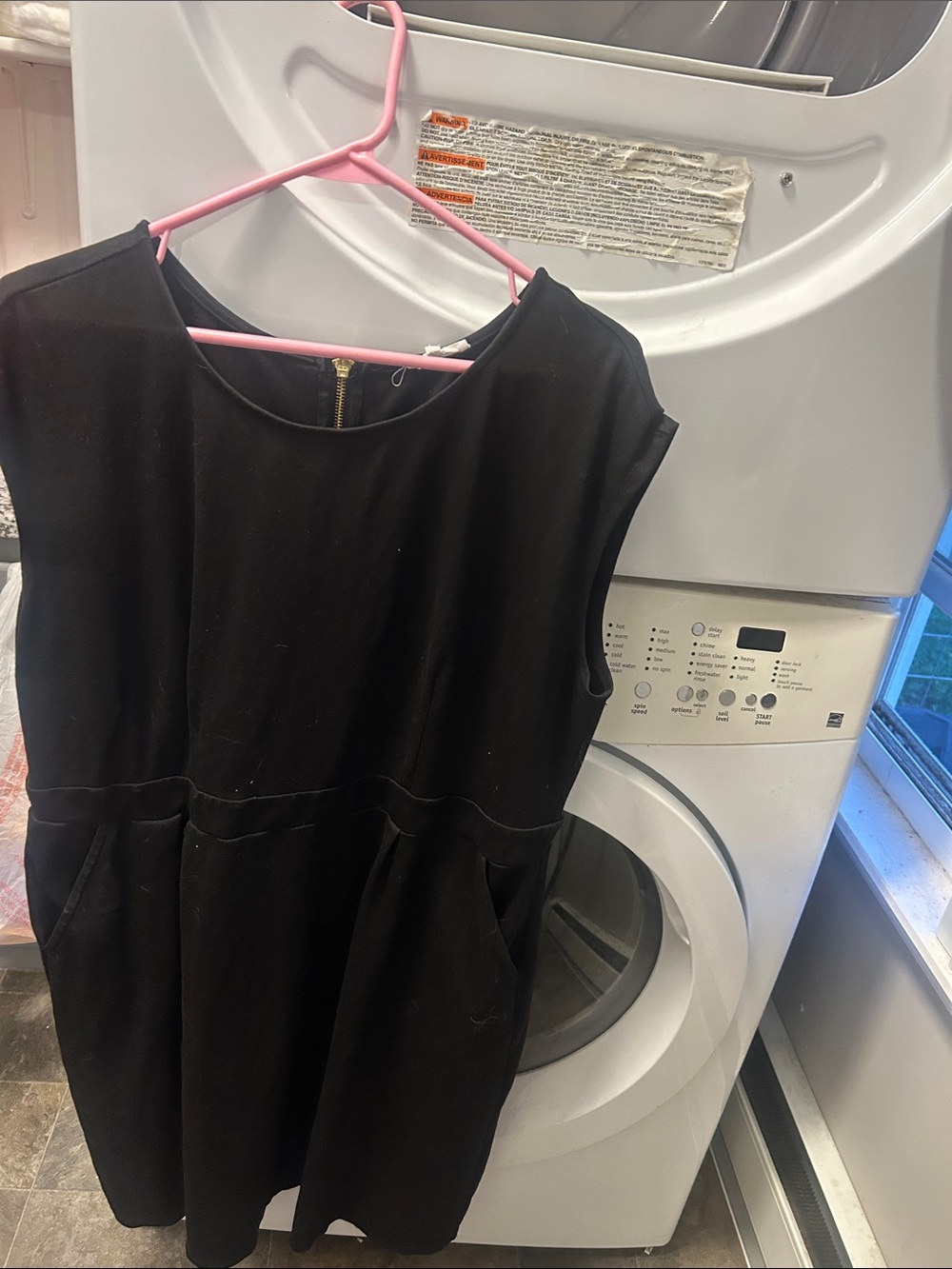 Maurices Black Sleeveless A-Line Dress